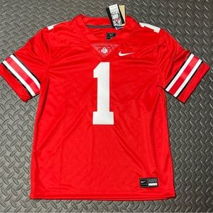 Ohio State Buckeyes Football Nike Jersey #1 Game Men's Justin Fields Col…